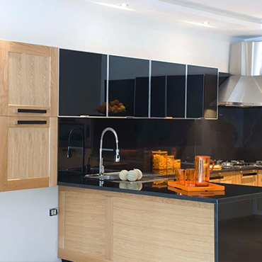 Cuisine en bois naturel